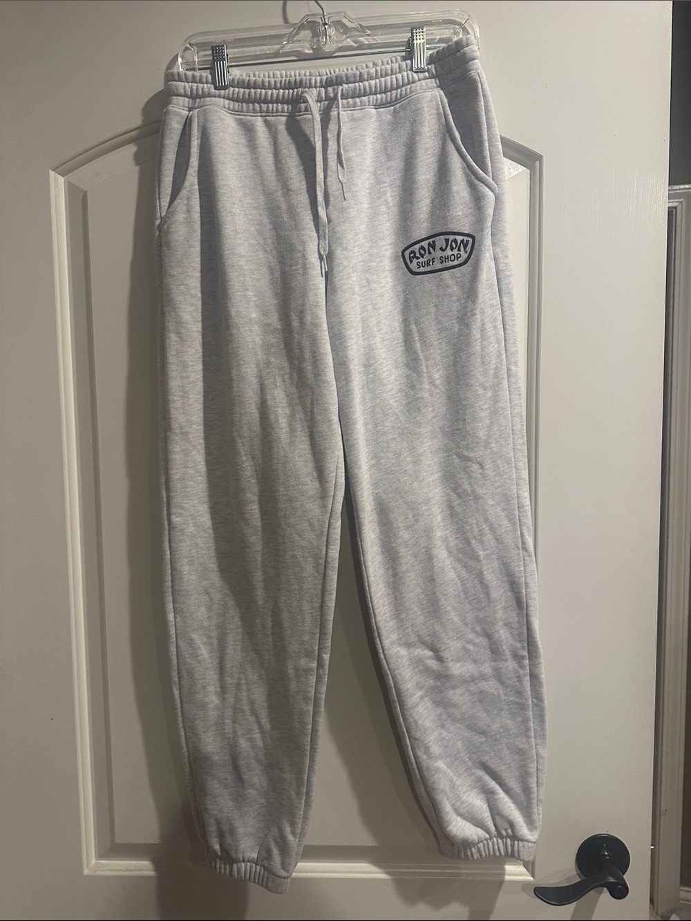 Ron Jon Light Gray Logo Sweatpants